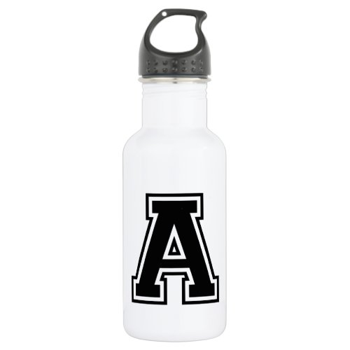 The Letter A Collegiate Alphabet Water Bottle