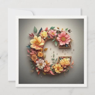 The Letter C Note Card