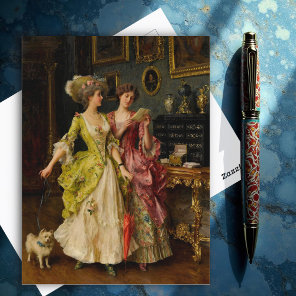 The Letter, Federico Andreotti Art Postcard