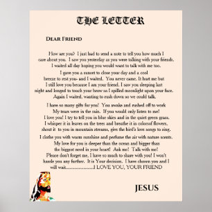 THE LETTER FROM JESUS POSTER