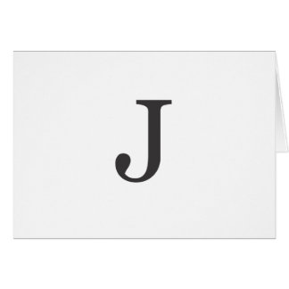 "the letter J" Cards
