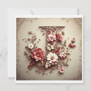 The Letter J Note Card