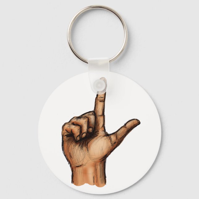 The Letter L Keychain (Front)