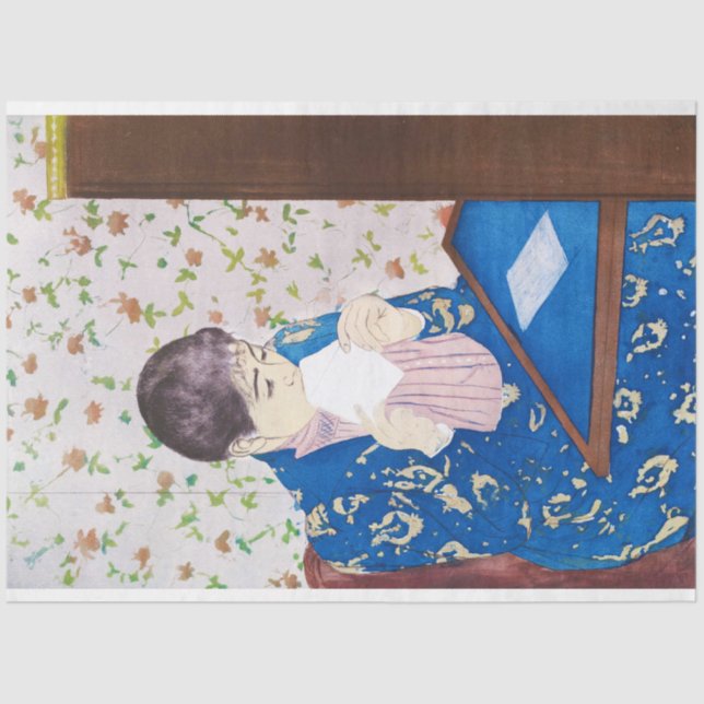 The Letter, Mary Cassatt Tissue Paper (Front)