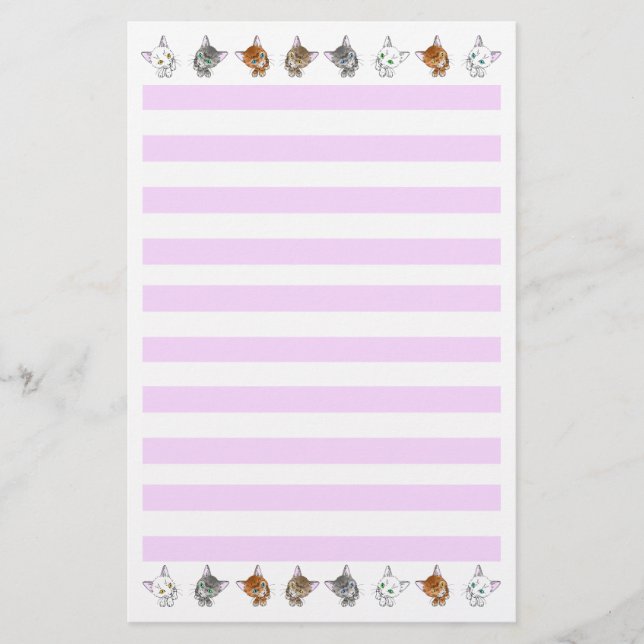 The letter paper of the cats (Front)