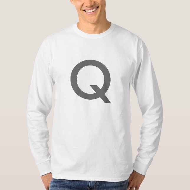 The Letter 'Q' Long Sleeve Performance Shirt (Front)