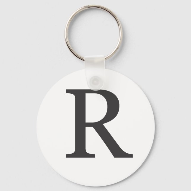 ‘the letter R’ Keychain (Front)