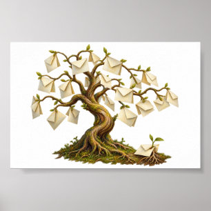 The Letter Tree Envelopes 6x4 Poster