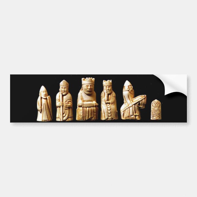 The Lewis Chessmen Bumper Sticker (Front)