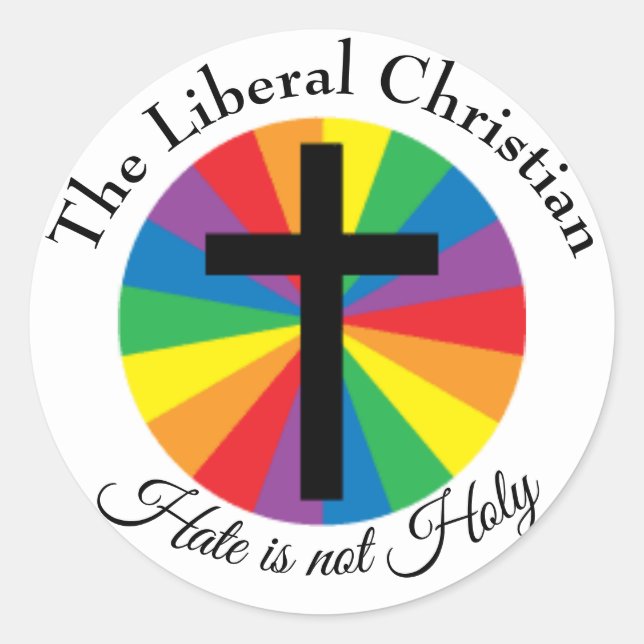 The Liberal Christian stickers (Front)