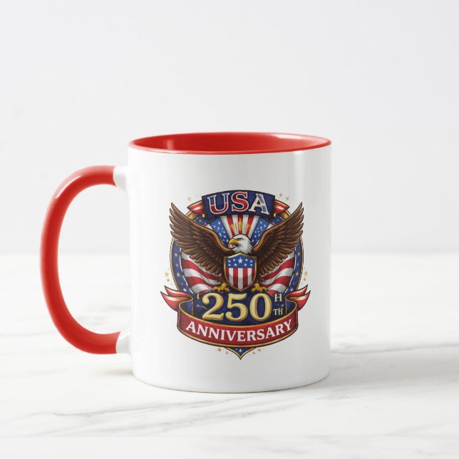 The Liberty Eagle 250th Gala Mug (Left)