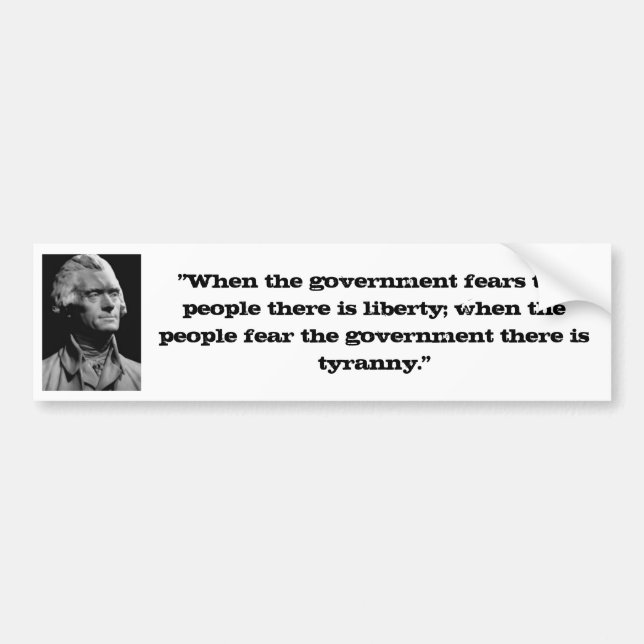 The Liberty Pen bumper stickers (Front)