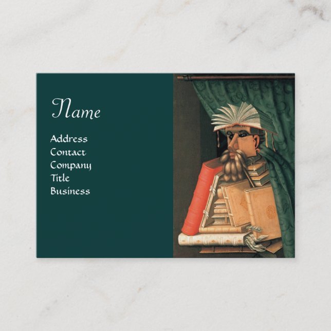 THE LIBRARIAN MONOGRAM BUSINESS CARD (Front)