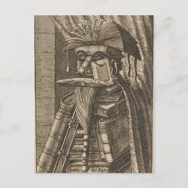 The Librarian Postcard (Front)