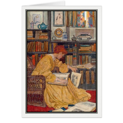 The Library by Elizabeth Shippen Green