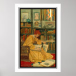 The Library By Elizabeth Shippen Green Poster at Zazzle