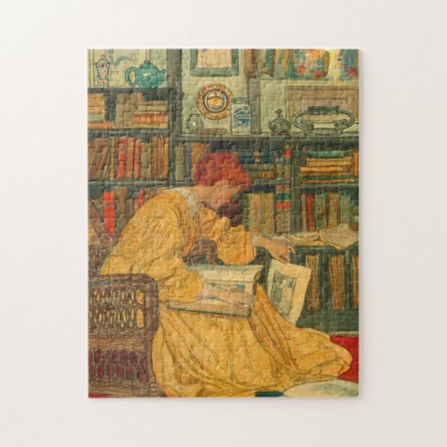 The Library By Elizabeth Shippen Jigsaw Puzzle