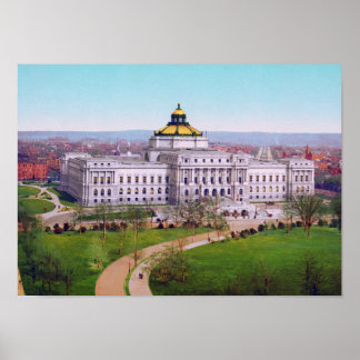 The Library of Congress - Circa 1902 Photochrom Poster