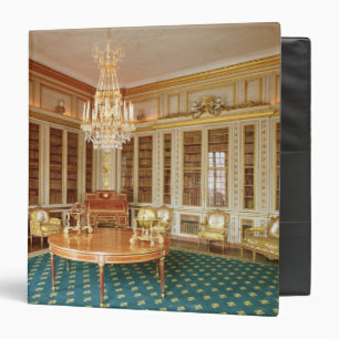 The library of Louis XVI  decorated in 1781 3 Ring Binder