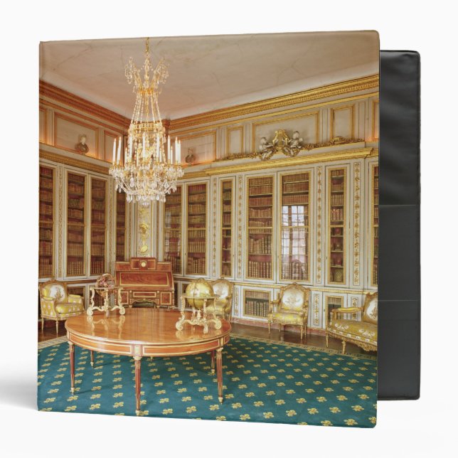 The library of Louis XVI  decorated in 1781 3 Ring Binder (Front/Inside)