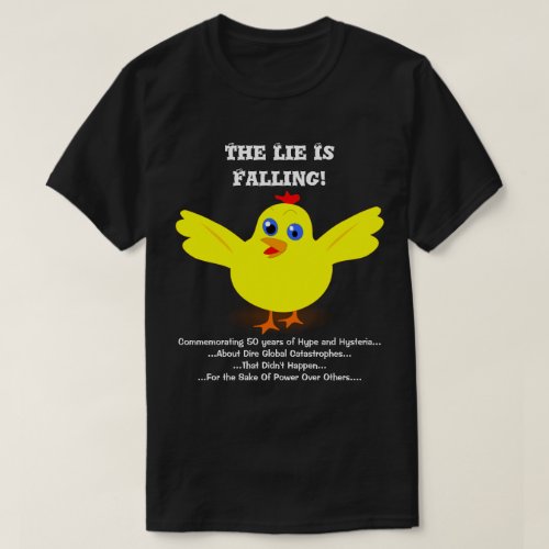 the Lie Is Falling Commemorative Climate Change T_Shirt