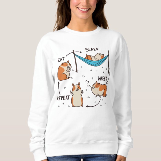 The life cycle of a Guinea Pig Sweatshirt (Front)