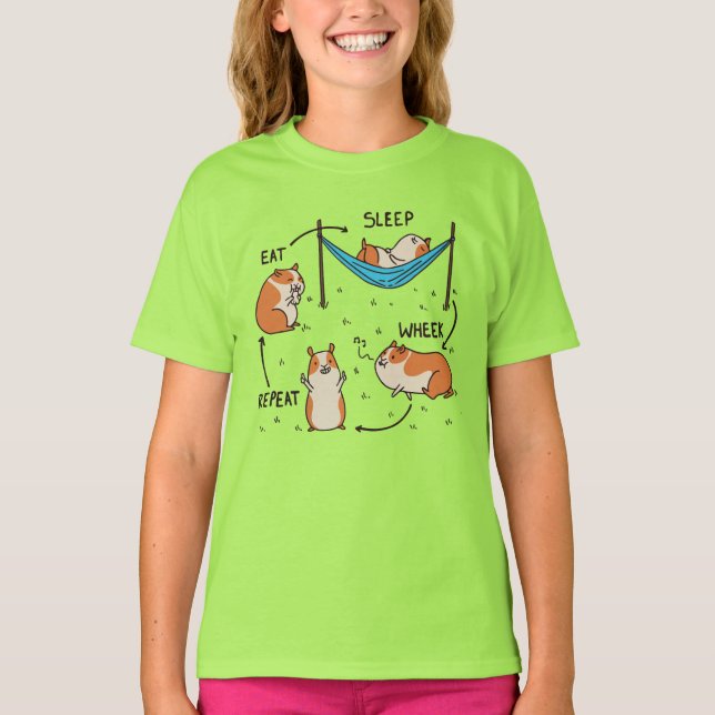 The life cycle of a Guinea Pig T-Shirt (Front)