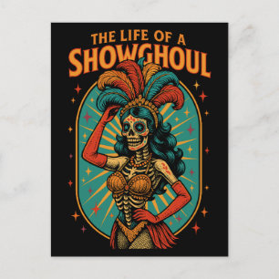 The Life of a Showghoul Holiday Postcard