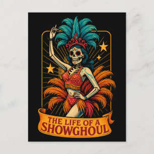 The Life of a Showghoul Holiday Postcard