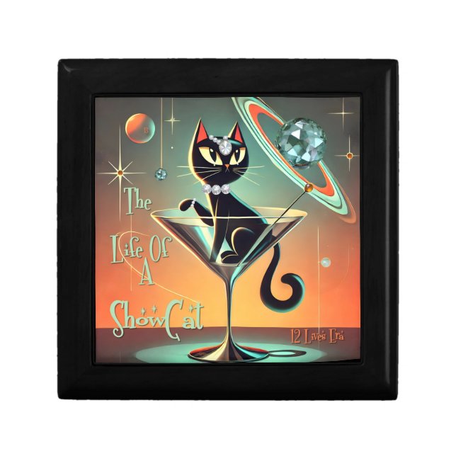 The Life Of A Showgirl Cat Gift Box (Front)