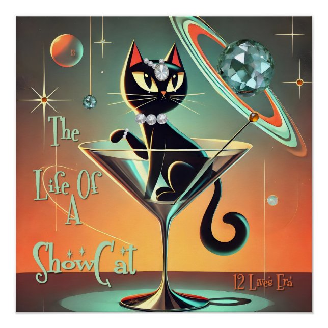 The Life Of A Showgirl Cat Poster (Front)