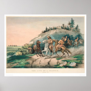 The Life of a Trapper: A Sudden Halt (0877A) Poster