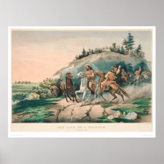 The Life of a Trapper: A Sudden Halt (0877A) Poster