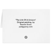 The Life Of A Unicorn (Back Horizontal)