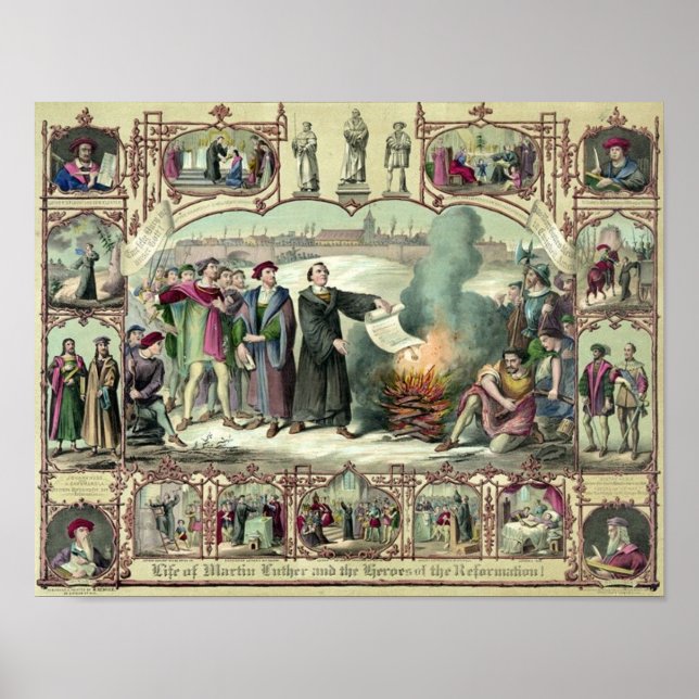 The life of Martin Luther Poster (Front)