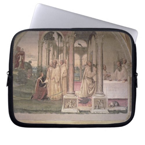 The Life of St Benedict fresco detail 3 Laptop Sleeve