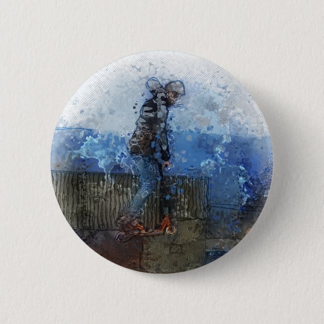 The Lift - Scooter Rider Button (Front)