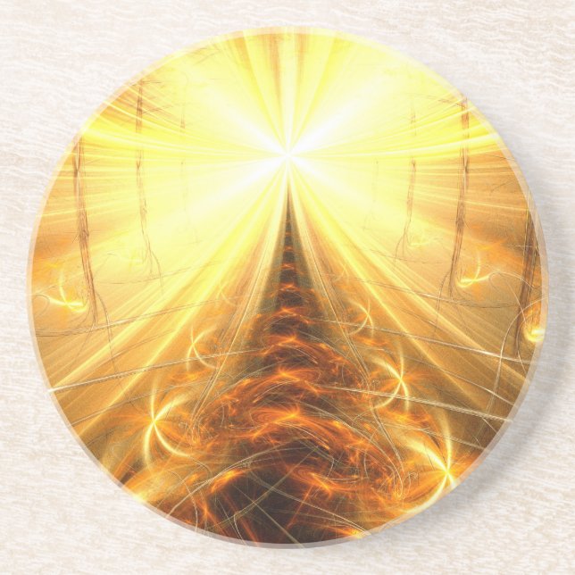 The Light at the End of the Tunnel Drink Coaster (Front)