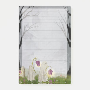 The Light Bringers Cute Ghost Lined Writing Paper Post-it Notes