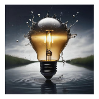 The Light Bulb Acrylic Wall Art