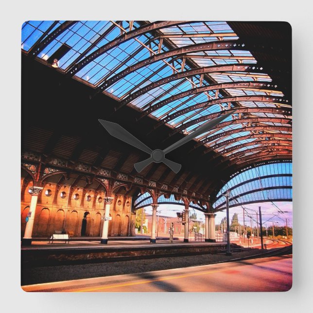 The light in the station square wall clock (Front)