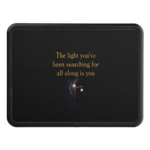 The light is you hitch cover