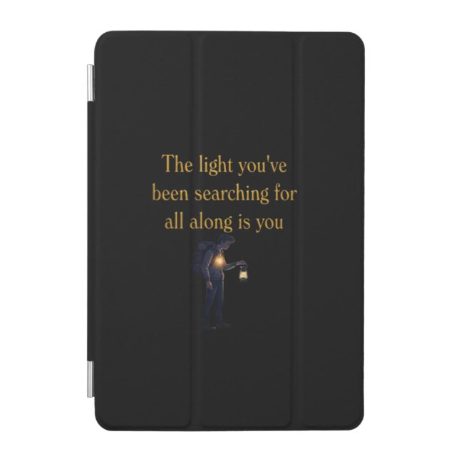The light is you iPad mini cover (Front)