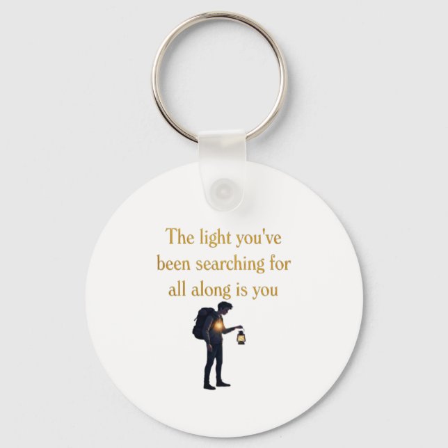 The light is you iPad Smart Cover Keychain (Front)