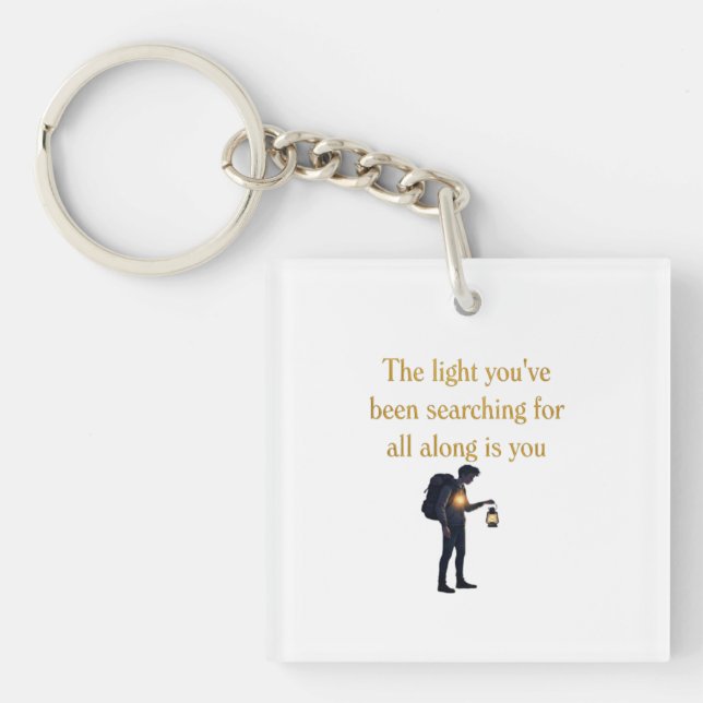 The light is you iPad Smart Cover Keychain (Front)