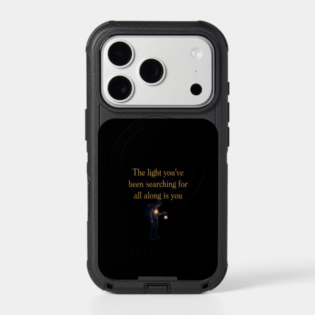 The light is you otterbox iPhone case (Back)