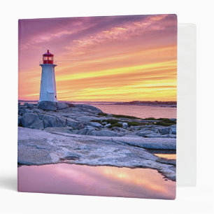 The Light Keeper   Peggy'S Cove 3 Ring Binder