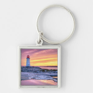 The Light Keeper   Peggy'S Cove Keychain