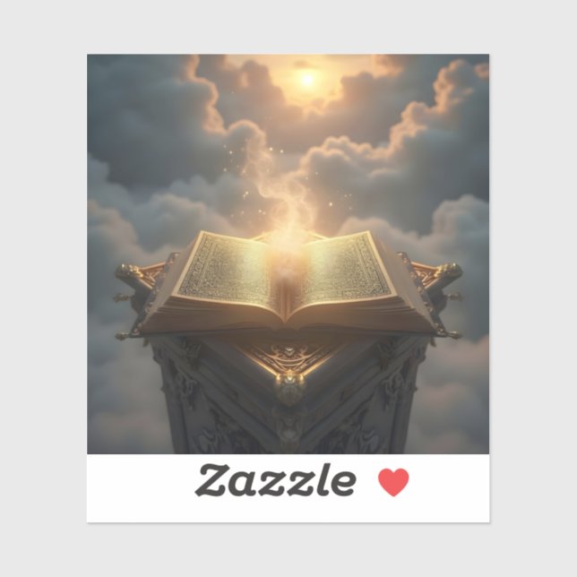 The Light Of Knowledge - Square Vinyl  Sticker (Sheet)