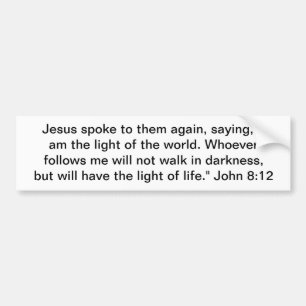 The Light of the World Bumper Sticker